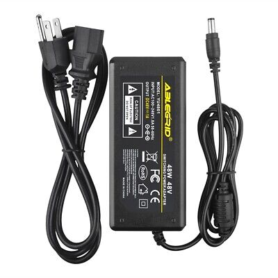 DC 48V 1A Power Supply Adapter Charger AC 100-240V 48W UK Plug Cable Transformer