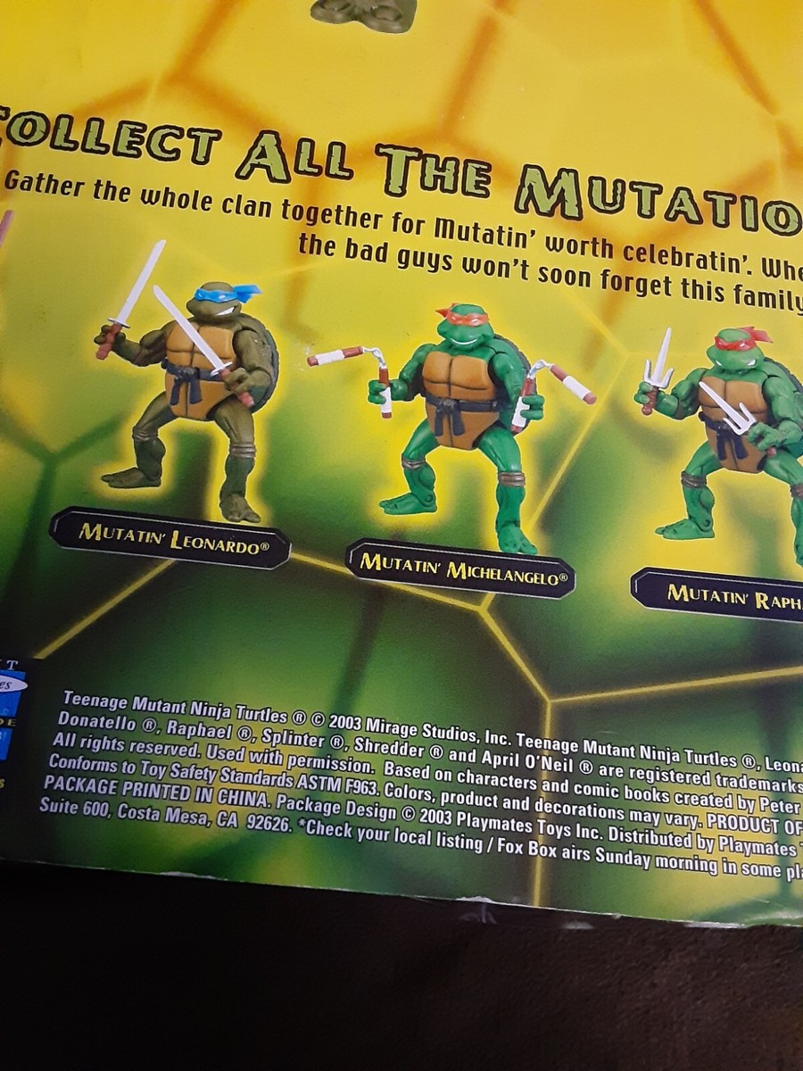 Tmnt Mutations Leonardo Teenage Mutant Ninja Turtles Mutatin 2003