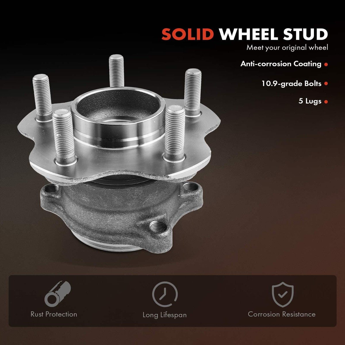 Wheel Hub Bearing w/32 Spline Flange Assembly for Infiniti