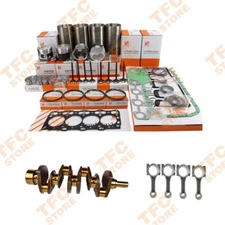 4LE1 Overhaul Rebuild Kit + Connecting Rod + Crankshaft For Isuzu Engine