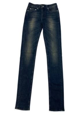 【COLOR iN ID】Touch stud denim GZ-15SLSTSK-0611 - 15oz Skein Dyed Slubby Green Indigo