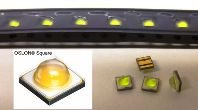 8 Stück / 8 pieces OSRAM OSLON Square LED 2500K CRI 83 >2W  LCW CQAR.EC  3030