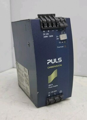 PULS Dimension QS10.241 24-28 Vdc 100-240 Vac 240W Power Supply QS10