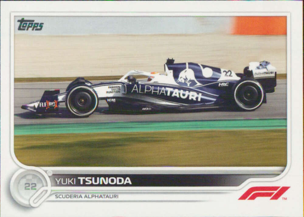 2022 Topps Formula 1 #122 Yuki Tsunoda NM-MT | eBay