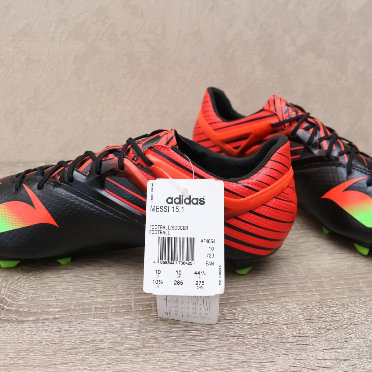9/15まで値下げ！ Messi 15.1 FG ADIDAS Lionel Messi 15.1 FG Black Mens Soccer Cleats