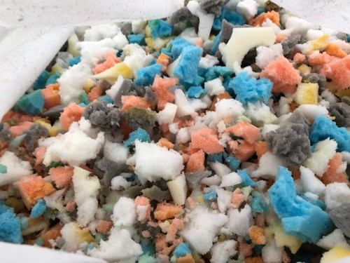 Foam crumb shredded foam bean bags futon pet bed filling pillow filling stuffing - Picture 3 of 6