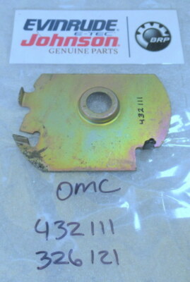B7A Johnson Evinrude OMC 432111 Pulley Plate & Sleeve OEM New Factory Boat Parts