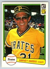 1982 Donruss #651 Harvey Haddix CO