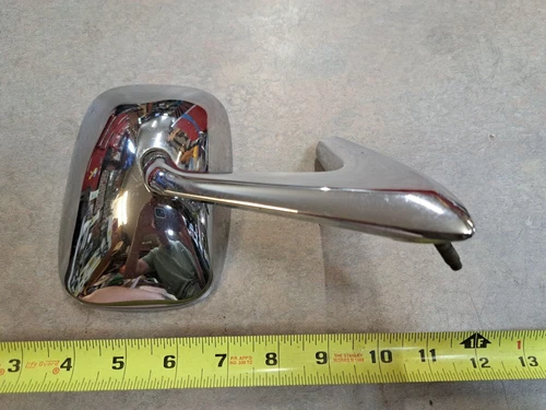 1967- 1968 Chevrolet Drivers Side View Chrome Mirror Original GM 81694381