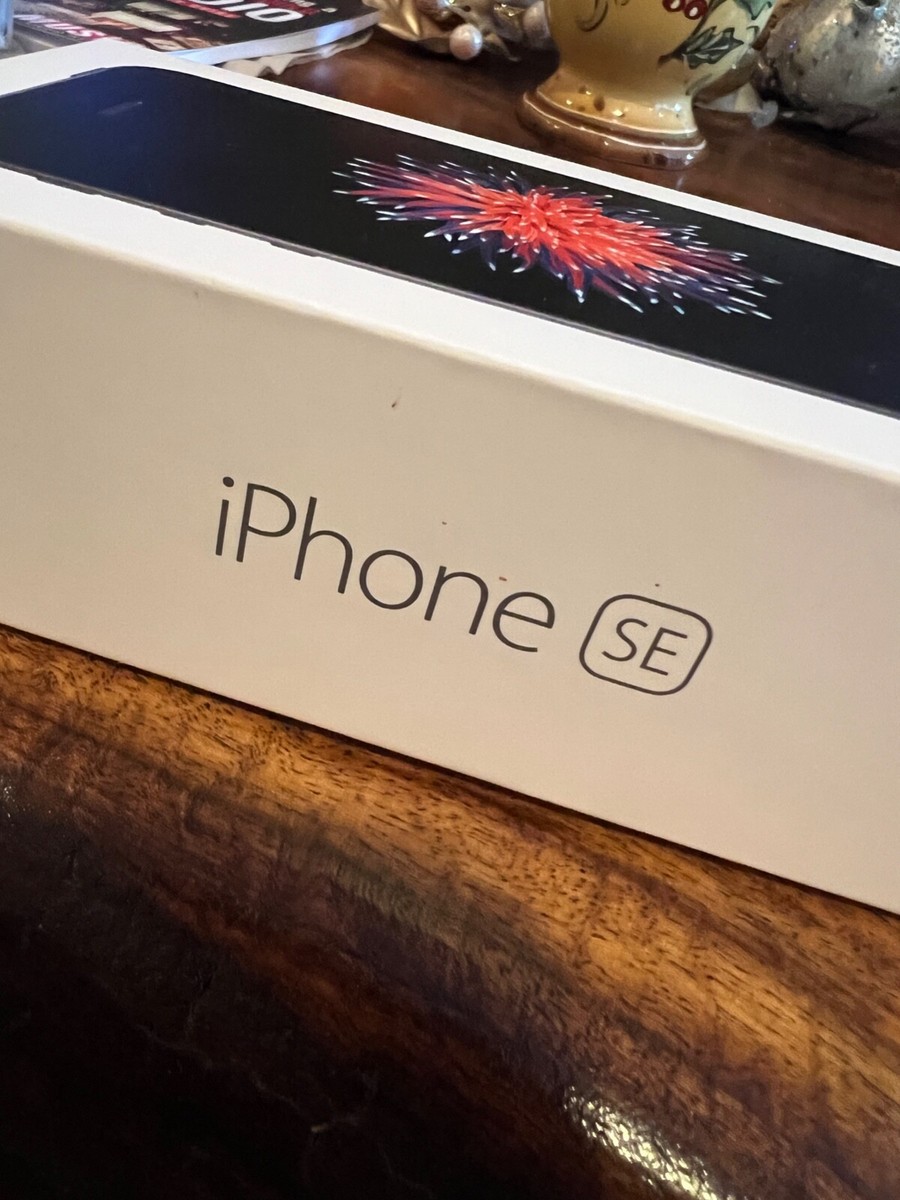 Apple iPhone SE Space Gray 16GB EMPTY BOX ONLY (no phone or