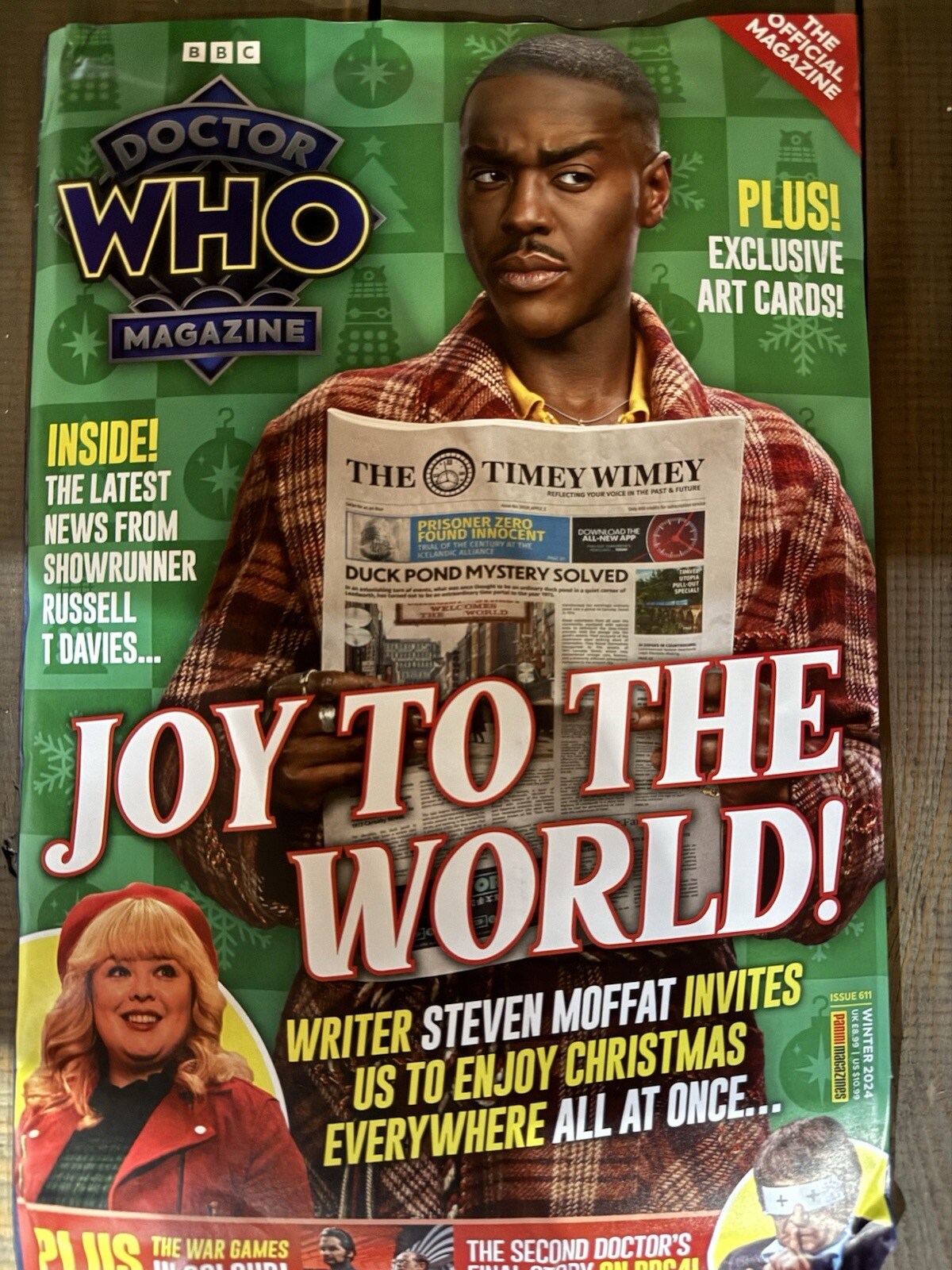 BBC Doctor Who Magazine Winter 2024 Enjoy Christmas everywhere All at once...