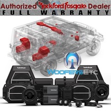 Rockford 18wrngler-stg5 All-in-one Audio Kit For 2018-2023 Jeep Wrangler Jl New