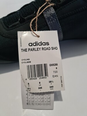 Adidas The Parley Road Shoes Cycling BOA GW6266 Black uk 6 Adidas The Parley Road Shoes Cycling BOA GW6266 Black uk 6