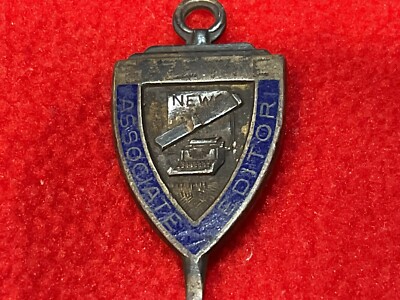 Vintage Boy Scout Publication  Gazette  Associate Editor Pin/Pendant 1945