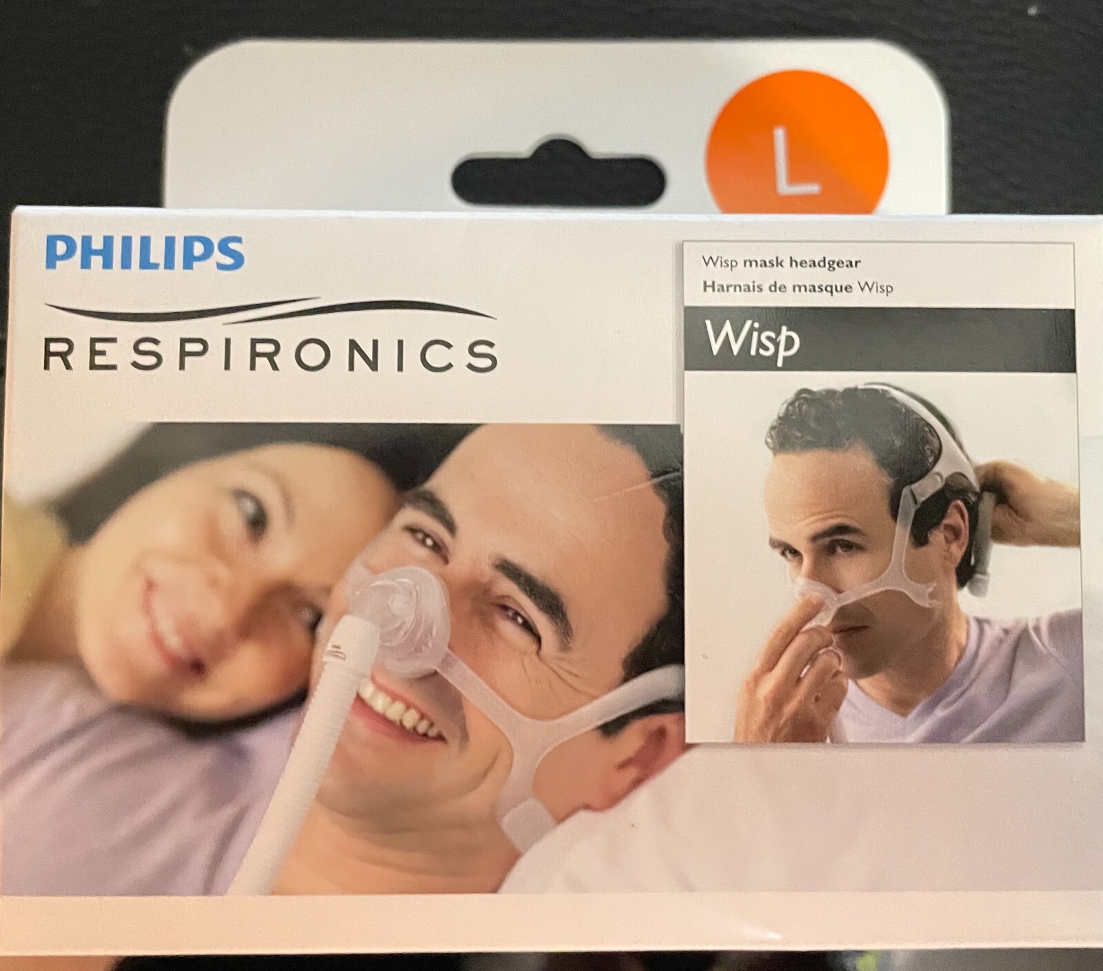 Philips Respironics Wisp Headgear Large 1094078 New in Box Lot of 2