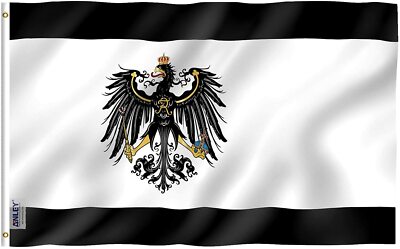 Anley Fly Breeze 3x5 Ft Prussian Flag - German Kingdom of Prussia Flag Polyester