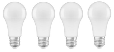 4x OSRAM LED Star Classic Birne E27 kaltweiß 4000K matt 13W = 100W EEK:F(Sp.A-G)