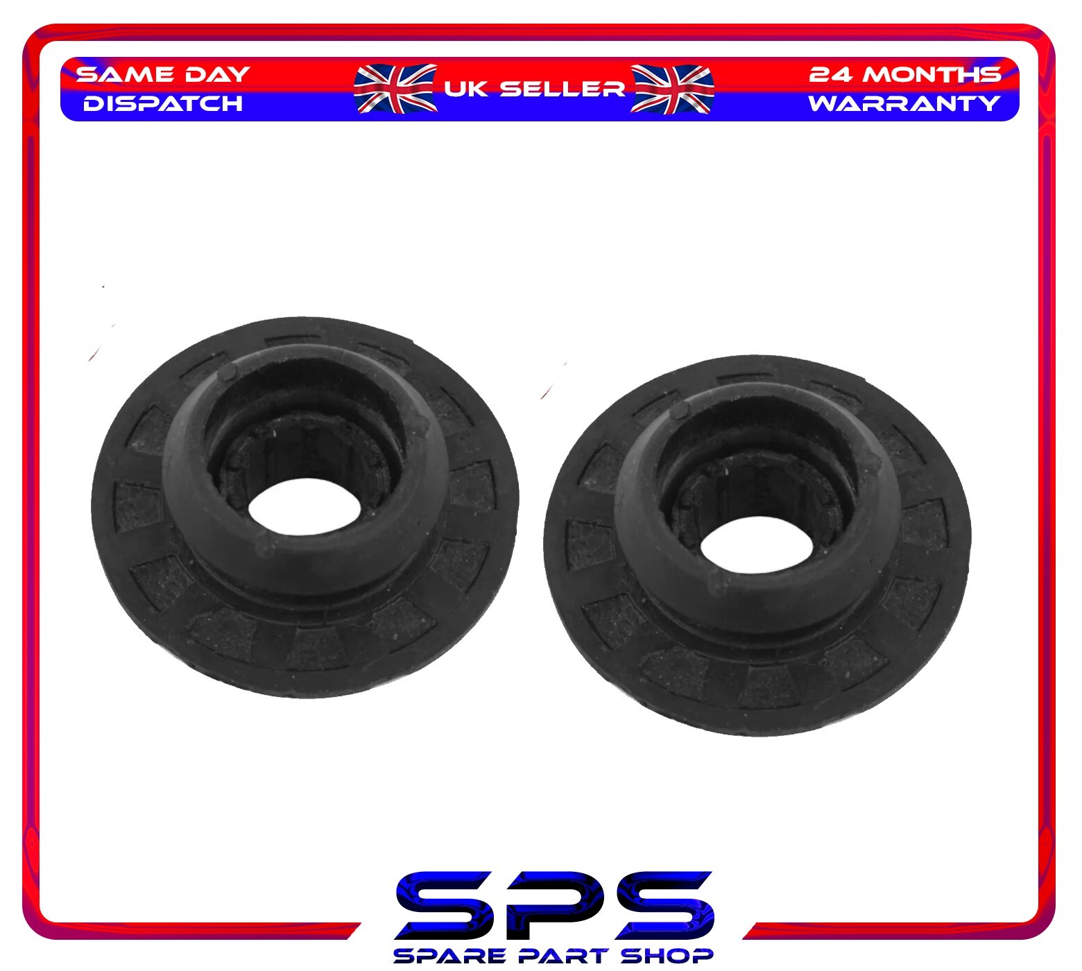 2X Lower Radiator Mounting For Vauxhall Astra Corsa Combo Mokka Insignia 1310957