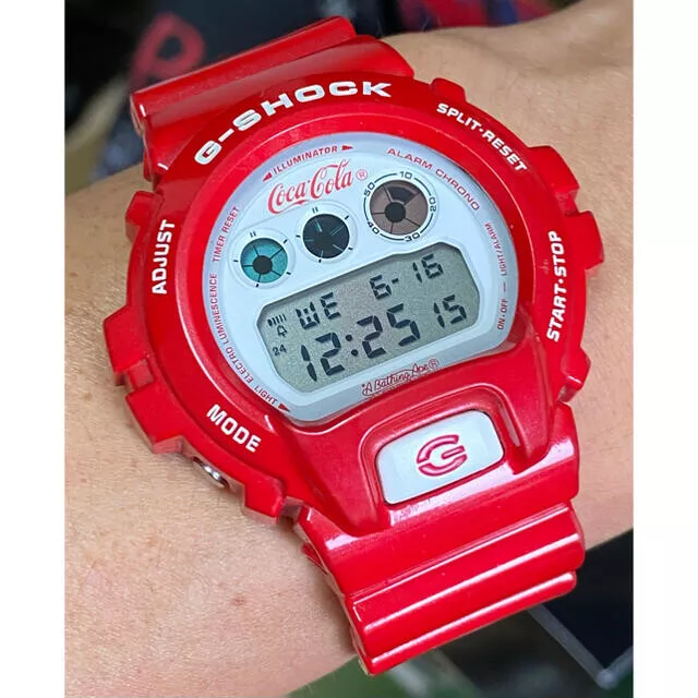 Rare Model G-SHOCK × Coca-Cola × A BATHING APE Collaboration DW-6900FS Watch