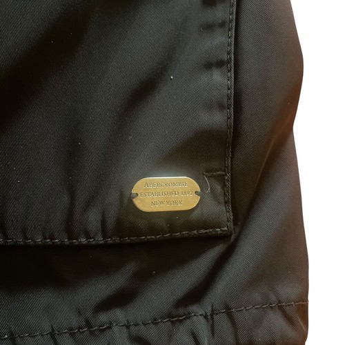 Abercrombie & Fitch Nylon Parka Water Wind Resistant Hoody Jacket Zip Snap XS - Picture 11 of 18