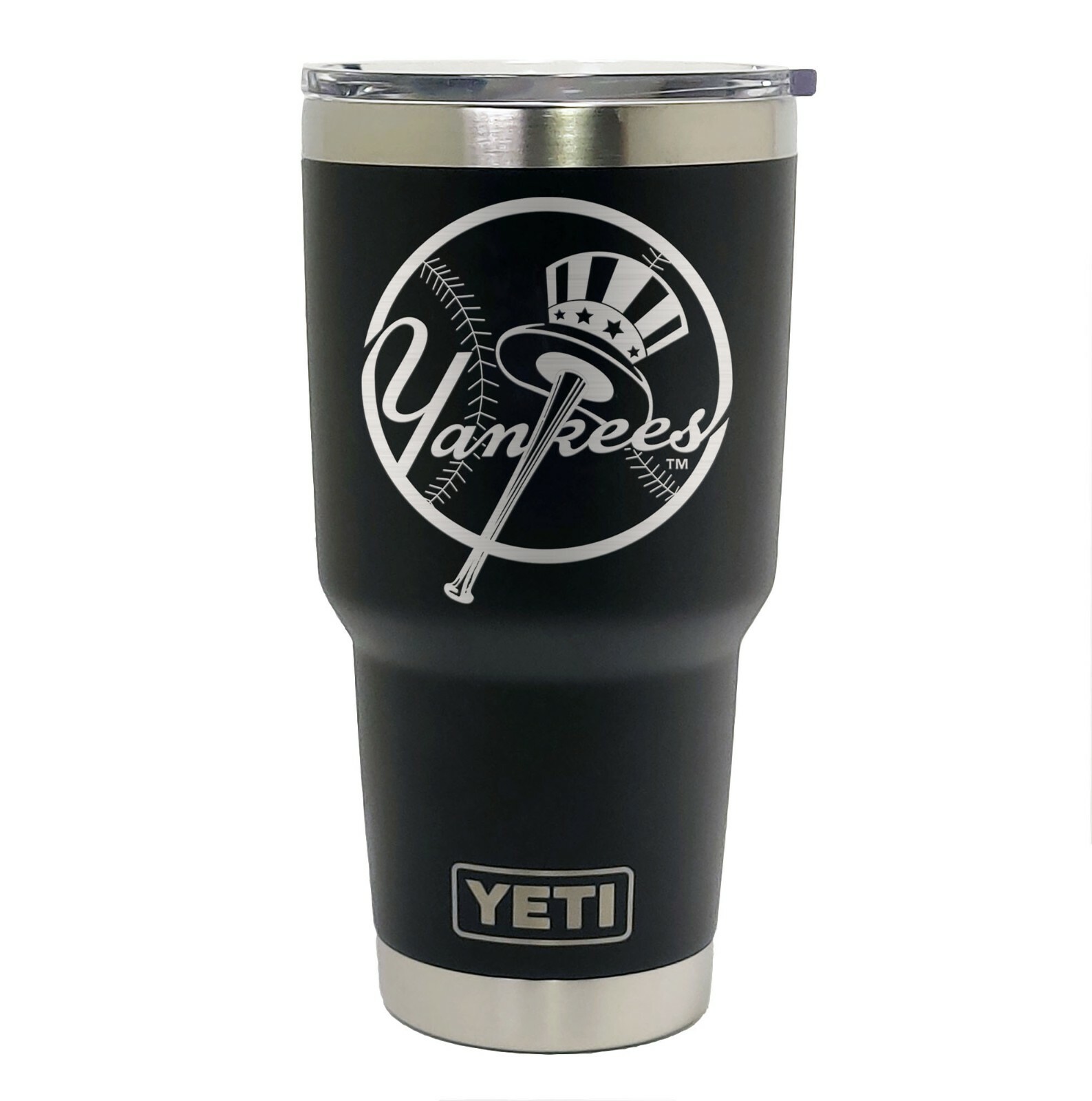 Custom Stainless Steel YETI / Ozark New York Yankees Tumbler Powder