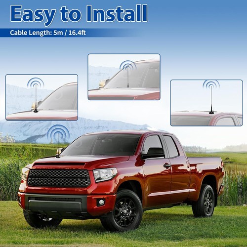 Mobile Ham Radio Antenna Dual Band VHF UHF 136-174Mhz 400-470Mhz Magnetic Base - Afbeelding 3 van 24