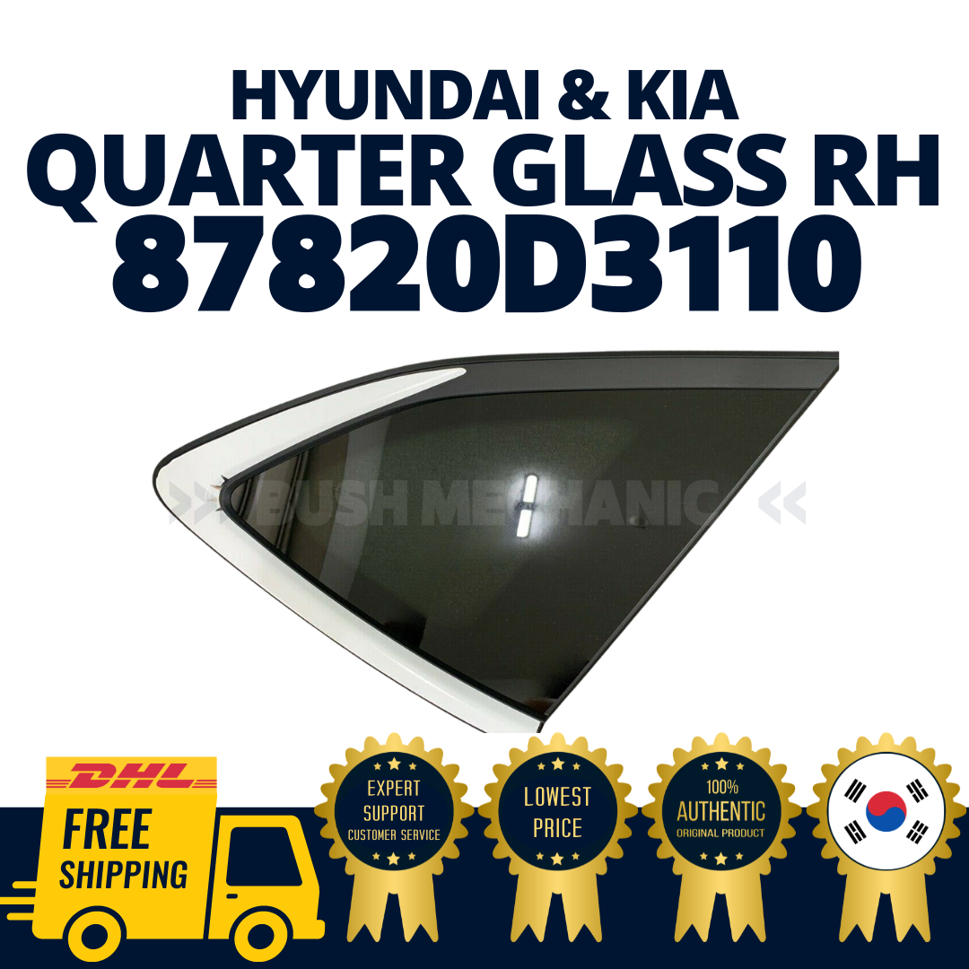 GENUINE OEM Hyundai Kia Quarter Rear Glass Molding RH Right