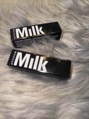Milk Makeup Color Chalk Skateboard Full Size .09 oz Charcoal Shimmer Set Of 2