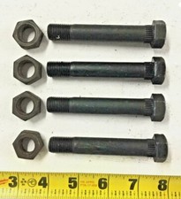 4 Trailer Leaf Spring Shackle Bolts 916-18 X 3-12 W Lock Nuts Boat Cargo 4 Trailer Leaf Spring Shackle Bolts 916-18 X 3-12 W Lock Nuts Boat Cargo