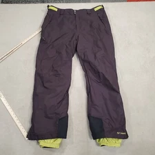 Columbia Snowboard Pants Mens Extra Large Black Omni Tech Bugaboo Snow Ski *