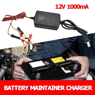 #ad #ad 2PCS Car Battery Charger Maintainer 12V Trickle RV for Truck Motorcycle ATV Auto $7.99