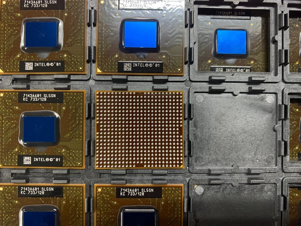Vintage & NEW Intel Mobile Celeron 733/133/128 KC80526RZ733128 SL5SN BGA 479 - Image 2 of 3