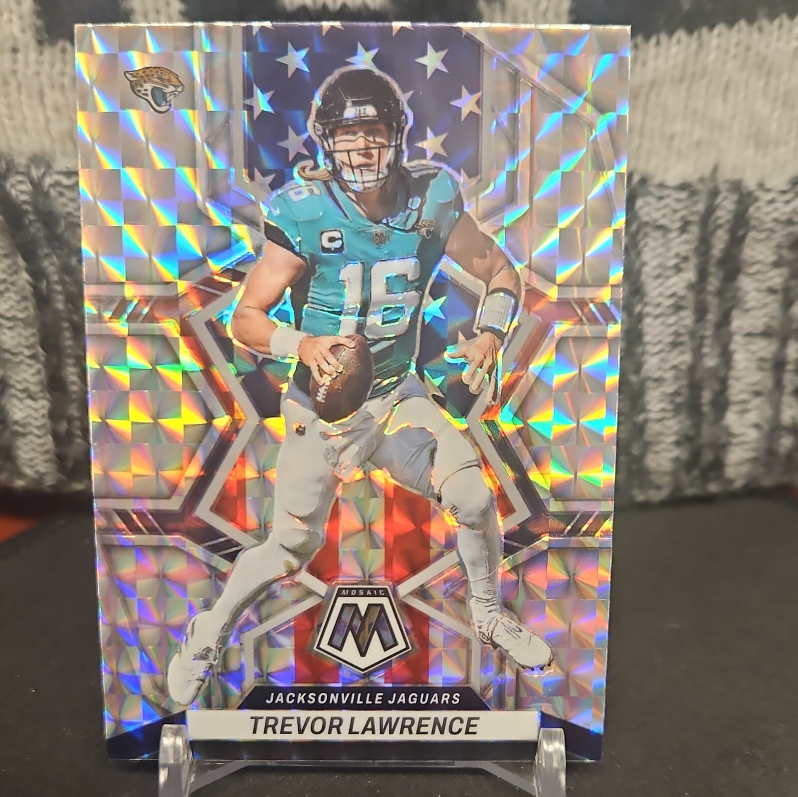 2022 Panini Mosaic - National Pride Silver Prizm #267 Trevor Lawrence