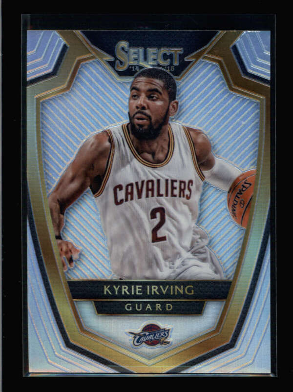 KYRIE IRVING 2014/15 PANINI SELECT #125 HOLO SILVER PRIZM BA5373