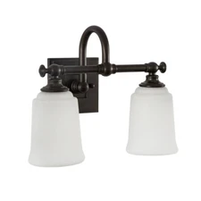 Park Harbor PHVL2122BRZ Antonia 13" Wide 2 Light Bathroom Fixture