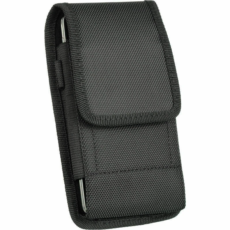 For Samsung Galaxy S7 Active Vertical Nylon Case Belt Clip Loop Holster Pouch
