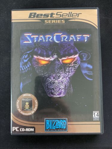NEW Rare BLIZZARD StarCraft / Brood War Portuguese Brazil Portugal DVD Box - Afbeelding 1 van 5