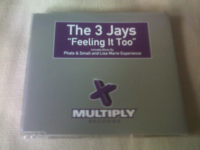 THE 3 JAYS - FEELING IT TOO - 3 TRACK DANCE CD SINGLE