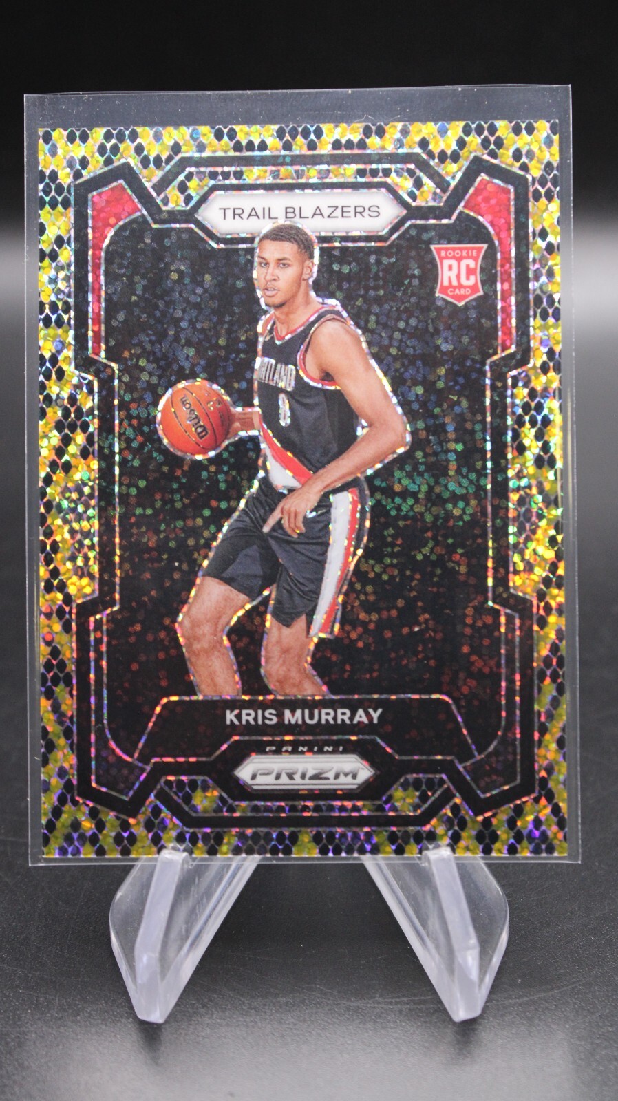 Kris Murray 2023-24 Panini Prizm Basketball RC King Snake SSP Prizm #142