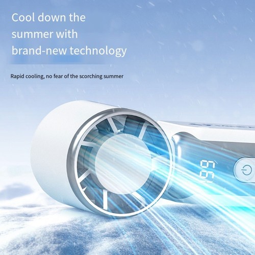 Portable Mini Handheld Fan with USB Rechargeable and 199 Airflow Speeds - Afbeelding 12 van 14