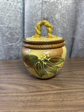 Nanette Vacher Centrum Ciene Canister/Cookie/Bean Jar 6” With Lid