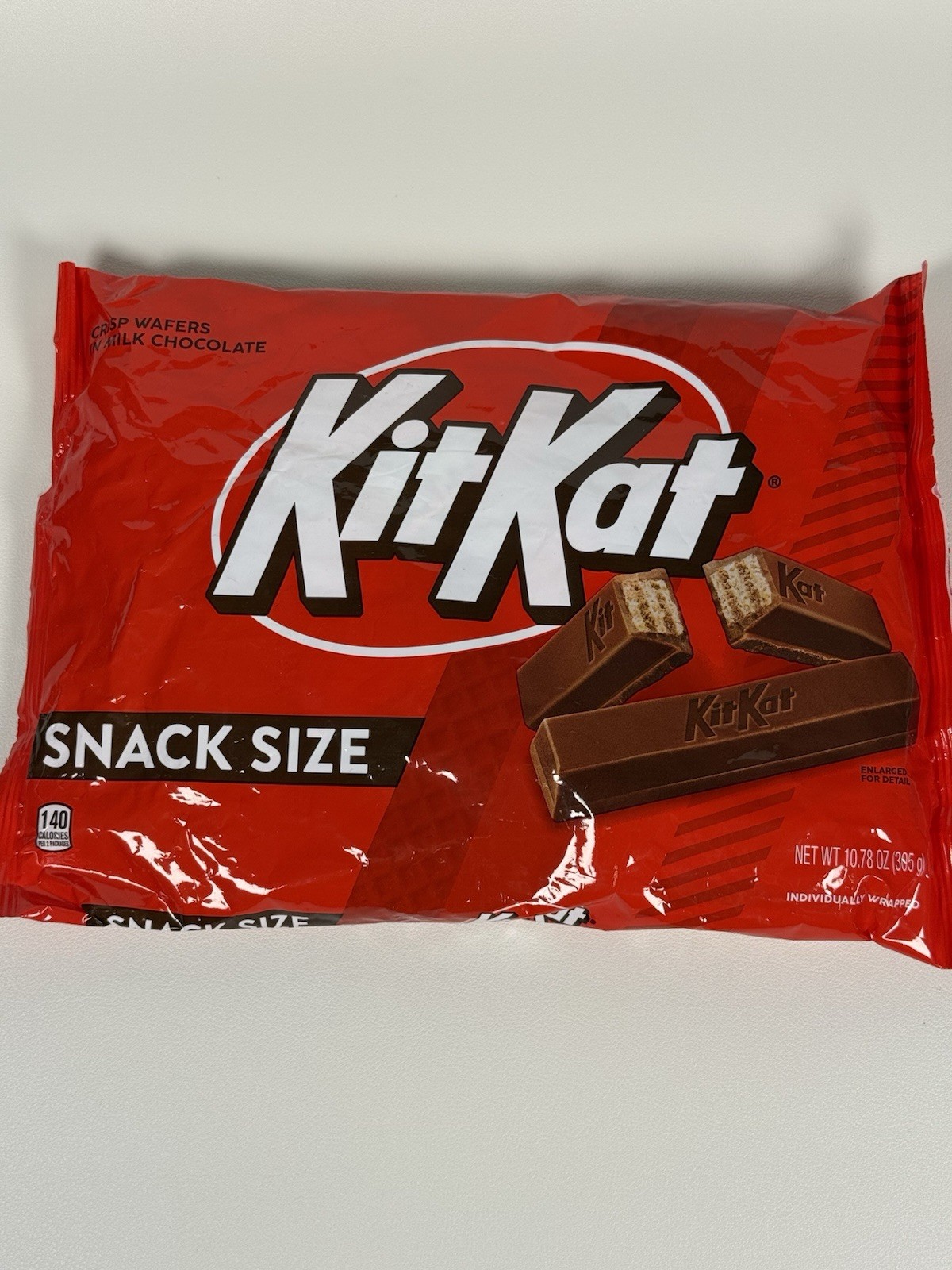Kit Kat - Milk Choco. Crisp Wafers Candy Bars-Snack Size - 10.78oz/bag