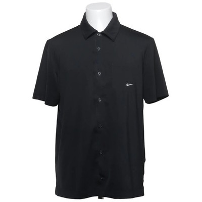 Nike Golf, Kurzarmhemd, Größe: L, Schwarz, Herren #naM