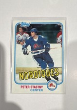 1981-82 Topps - Peter Stastny #39 (RC) Rookie Card