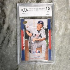 Upper Deck 2009 USA Baseball Box Set Bryce Harper USA-30 BCCG 10 18U Team