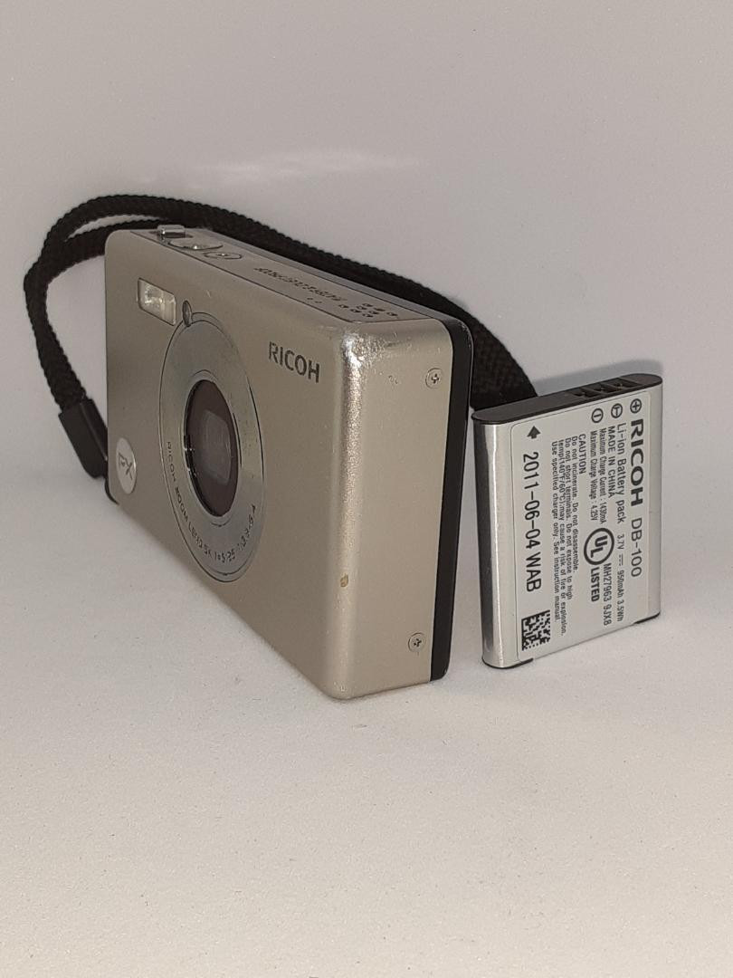 Smartphone Transfer Ok Ricoh Px Silver Compact Digital Camera-image