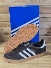 Taglia 10 - Adidas Gazelle Indoor Aurora Coffee Core White Gum / HQ5152 / Uomo