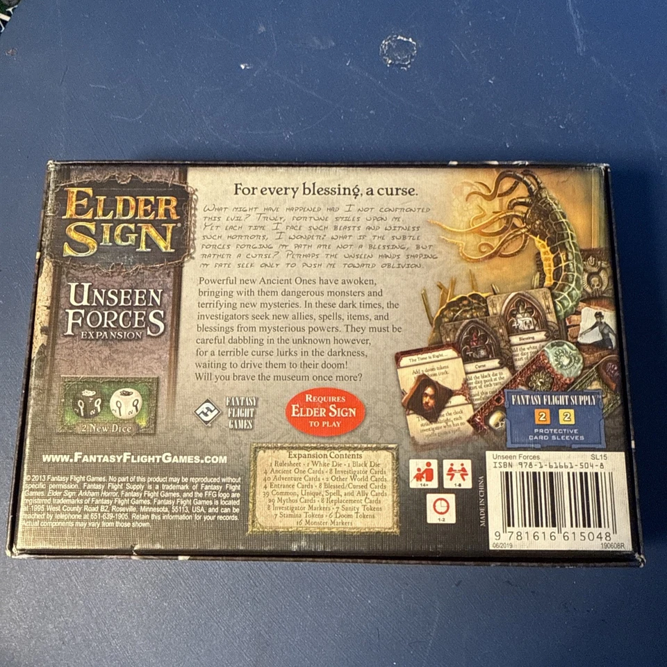 Elder Sign: Unseen Forces Expansion - Arkham Horror Files - Fantasy Flight Games Foto 4 de 4