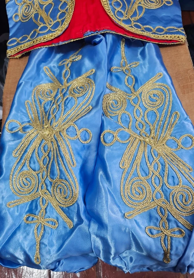 Akgul Vintage Handmade Embroidered Turkish Childs Outfit - Image 2 of 4