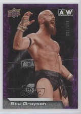 2022 Upper Deck AEW All Elite Wrestling Purple Pyro 69/199 Stu Grayson #30 0l2